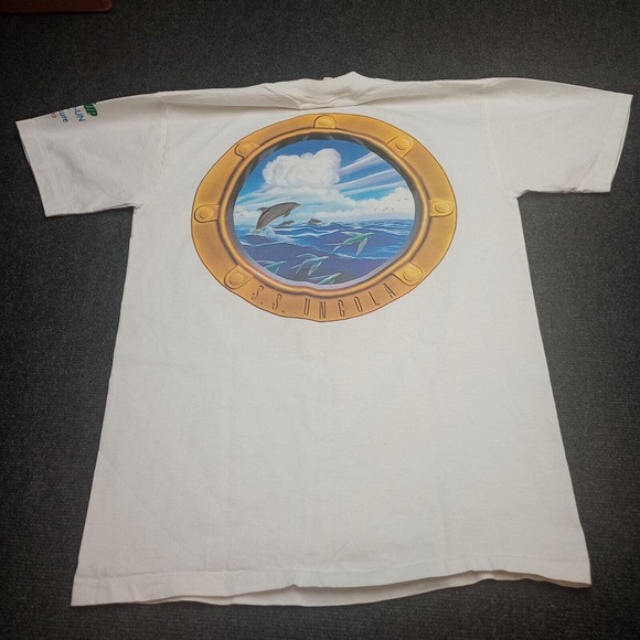 VTG 7 Up SS Uncola T Shirt Adult Medium White National Mills Single Stitch‎ 1993 - Picture 2 of 13